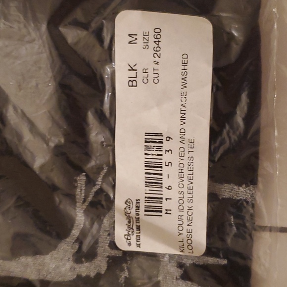 New 24 HRS Iron fist Kill your Idols vintage washed sleevless tee size medium - Picture 7 of 7